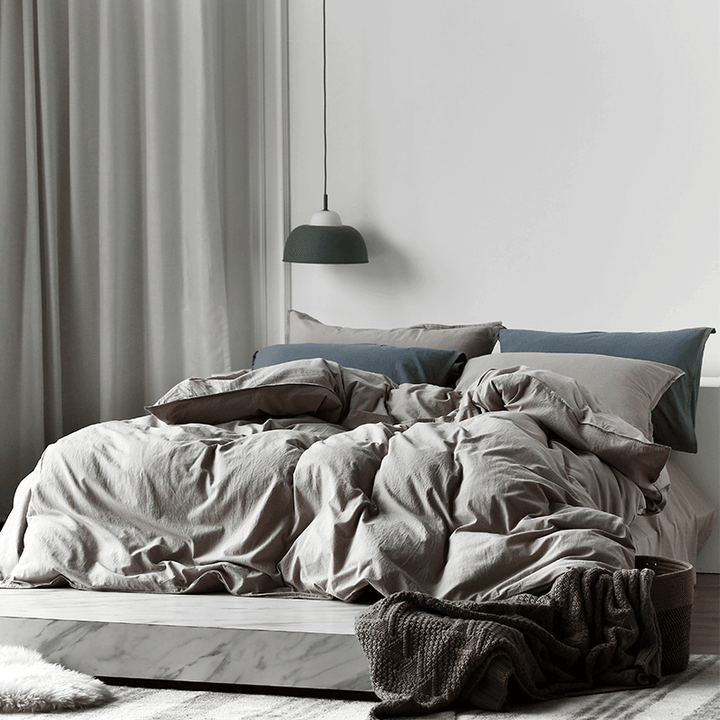 Liliya 4 Pieces Cotton Sheet Set - HomeCozify