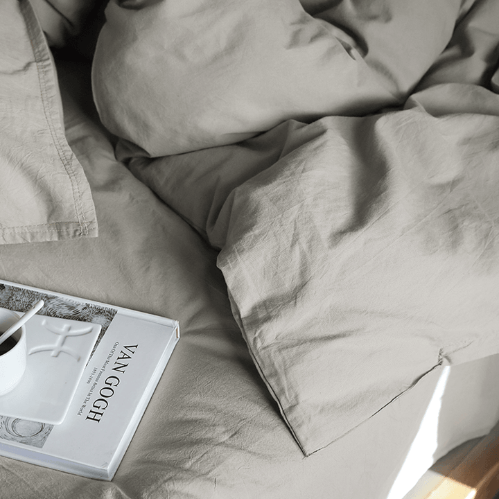 Liliya 4 Pieces Cotton Sheet Set - HomeCozify
