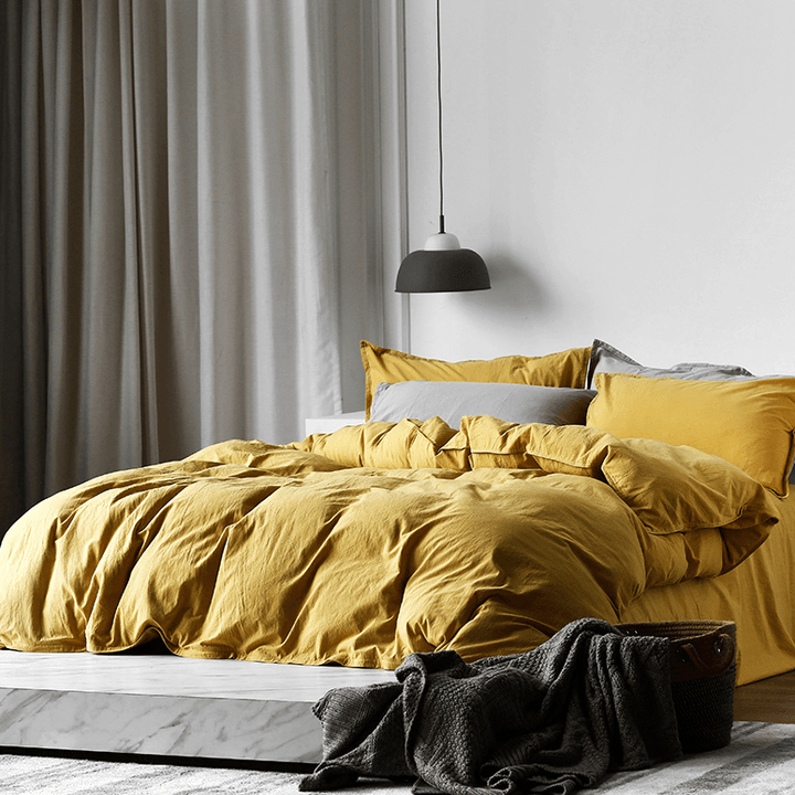 Liliya 4 Pieces Cotton Sheet Set - HomeCozify