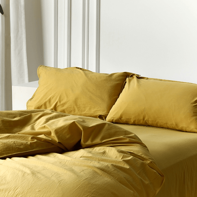 Liliya 4 Pieces Cotton Sheet Set - HomeCozify