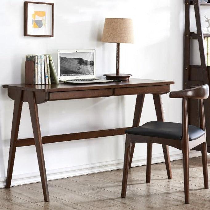 Luigi Solid Wood Desk - HomeCozify