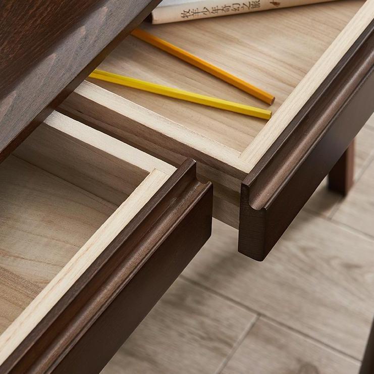 Luigi Solid Wood Desk - HomeCozify