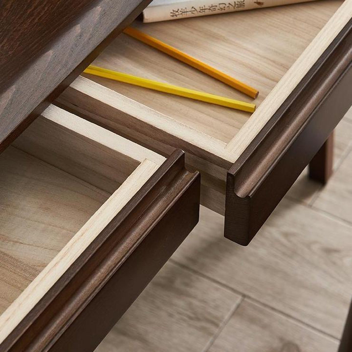 Luigi Solid Wood Desk - HomeCozify