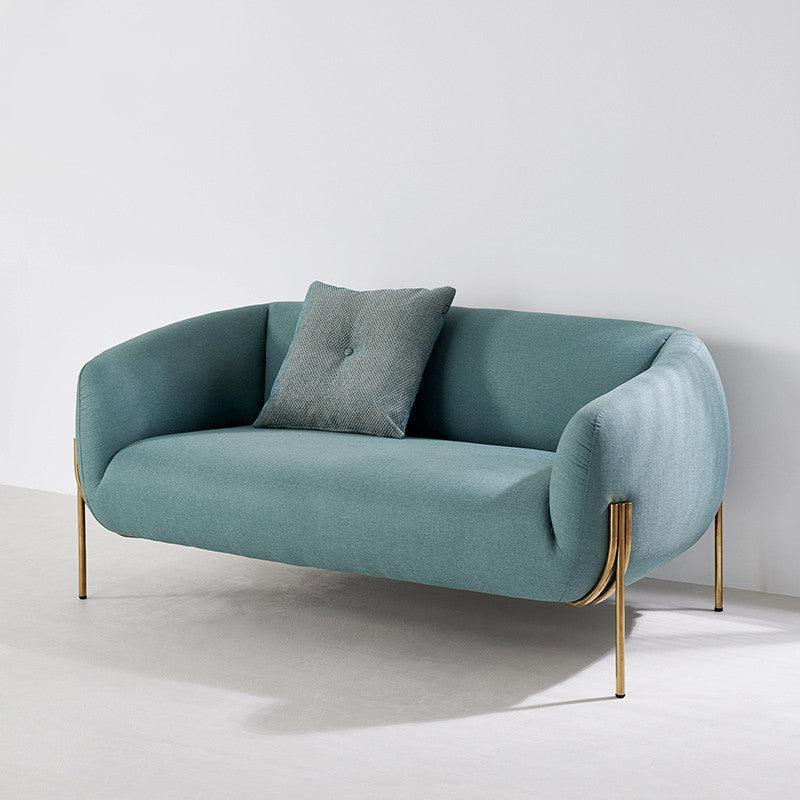 Malina Round Arm Sofa - HomeCozify