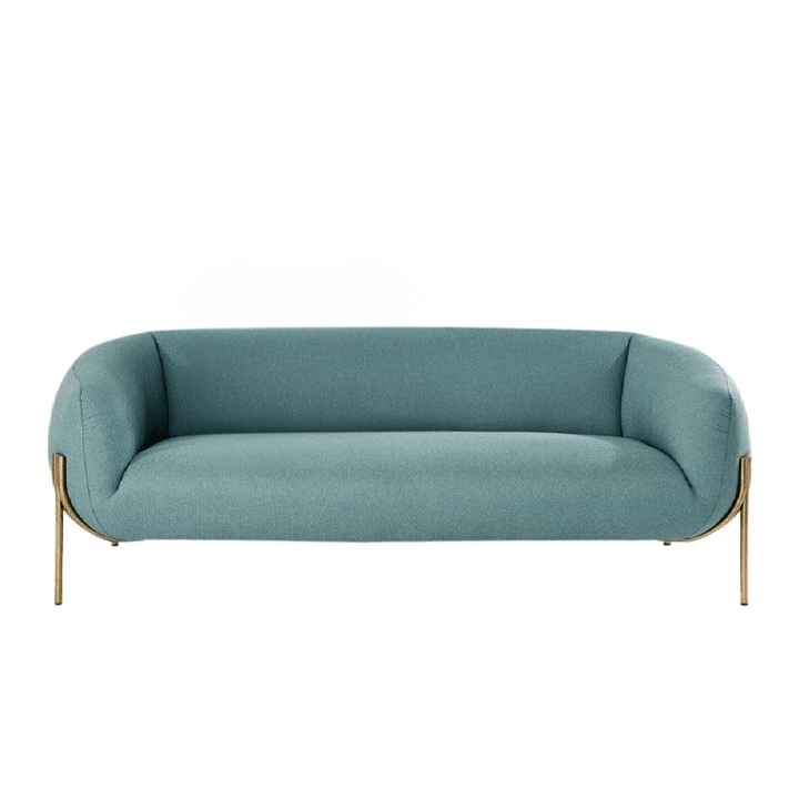 Malina Round Arm Sofa - HomeCozify