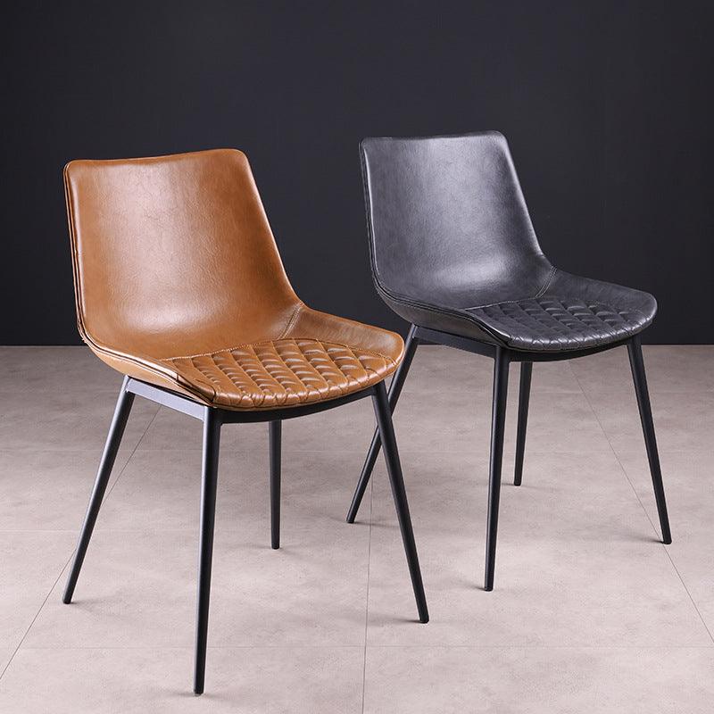 Maryna Leather Dining Chair (Set of 2) - HomeCozify