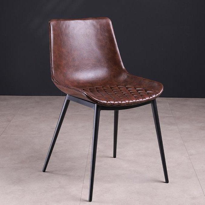 Maryna Leather Dining Chair (Set of 2) - HomeCozify