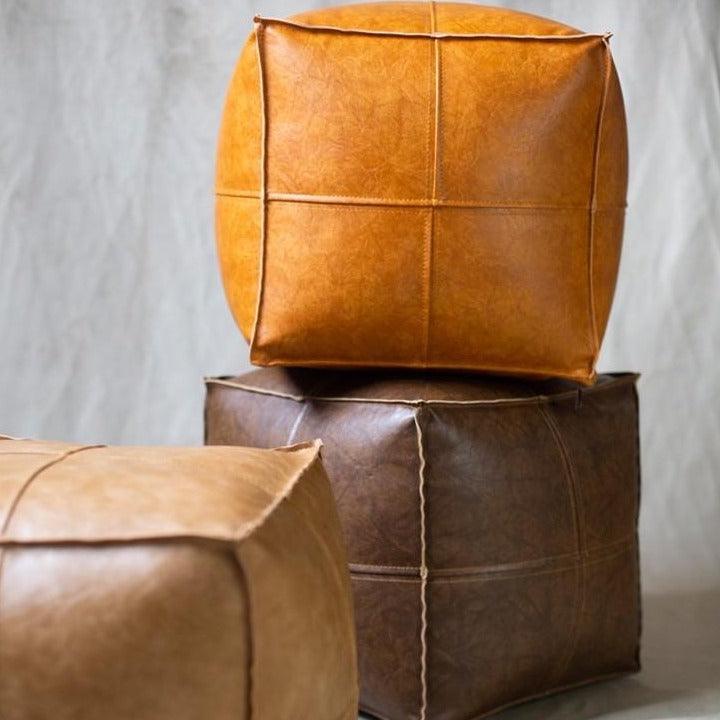 Megan Cube Ottoman - HomeCozify