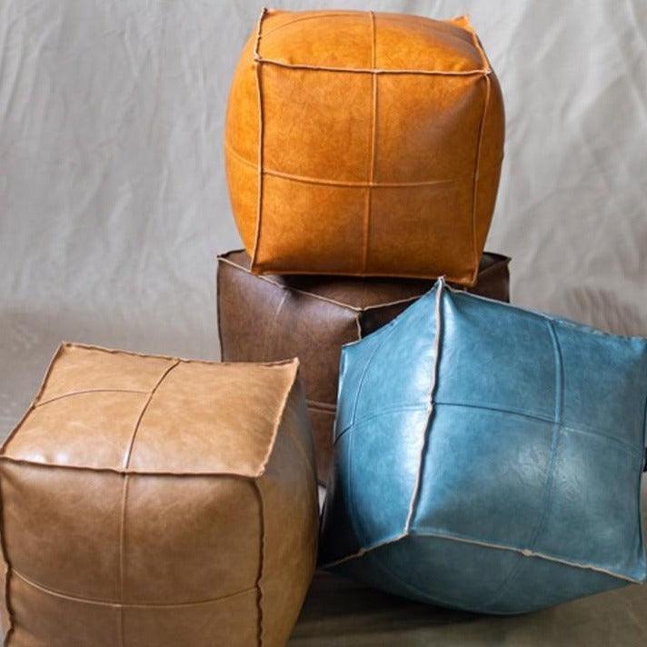 Megan Cube Ottoman - HomeCozify