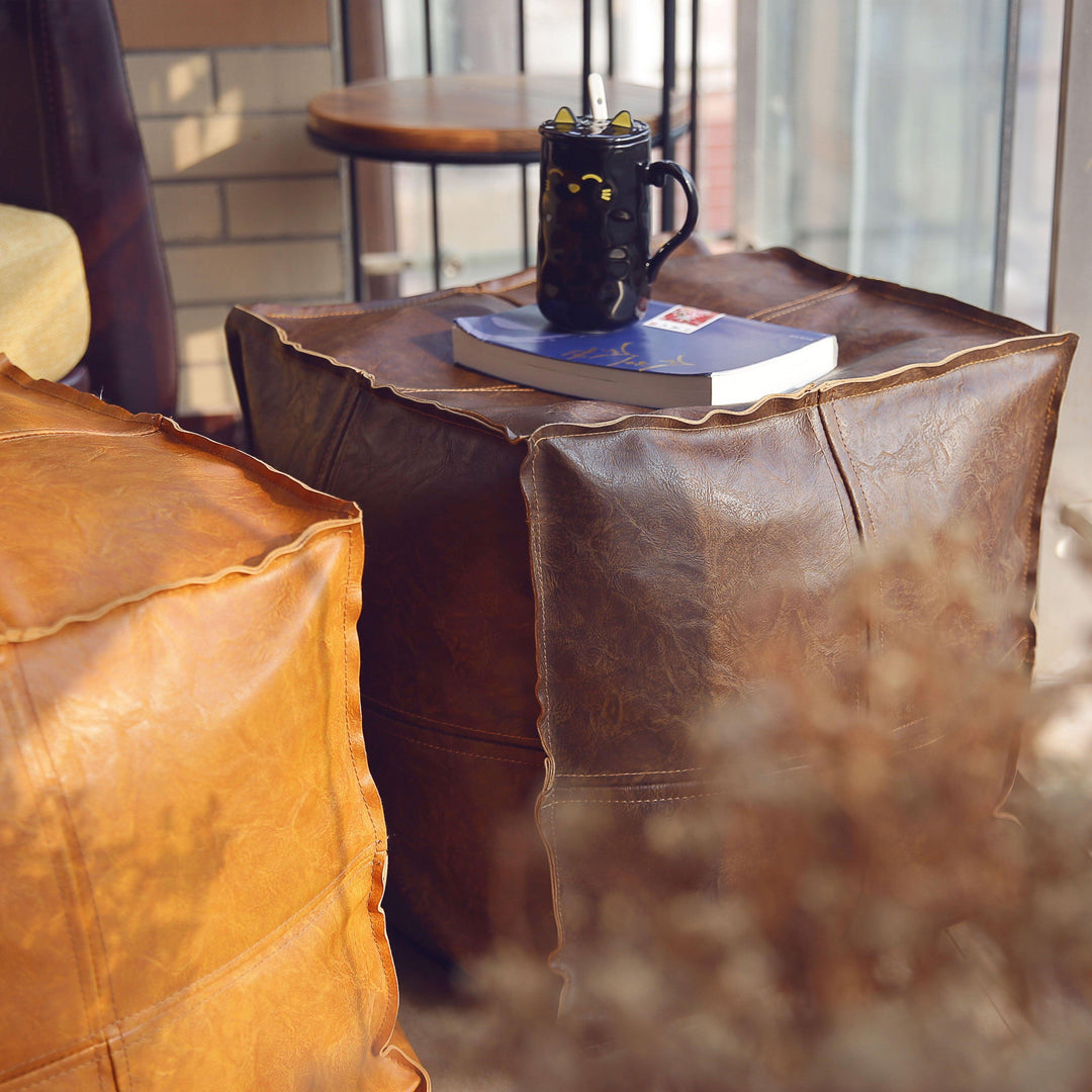Megan Cube Ottoman - HomeCozify
