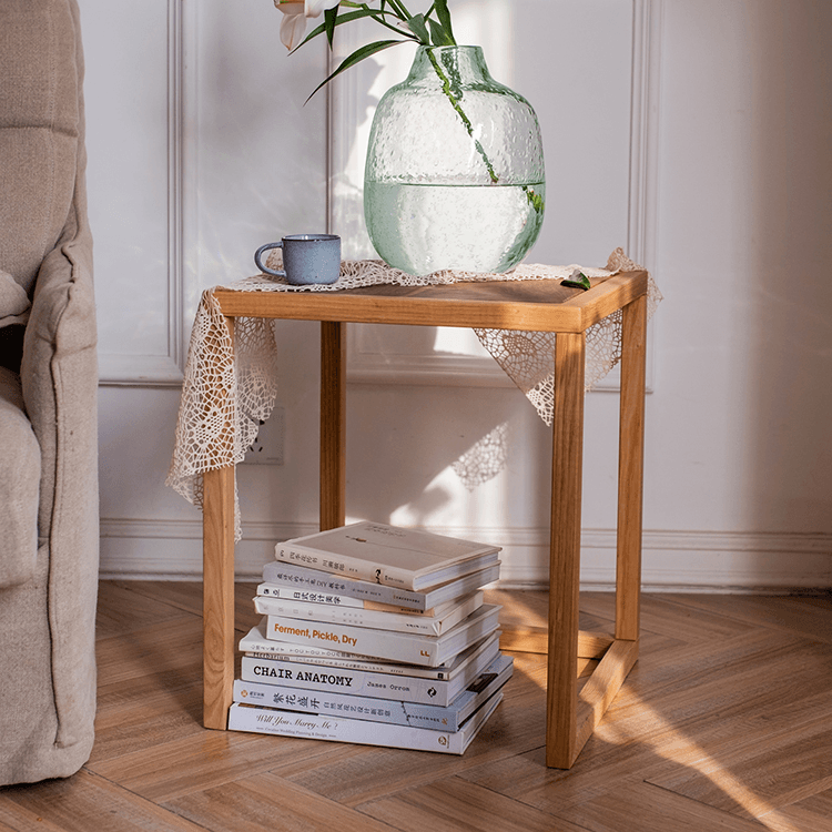Melba Ashwood Side Table - HomeCozify