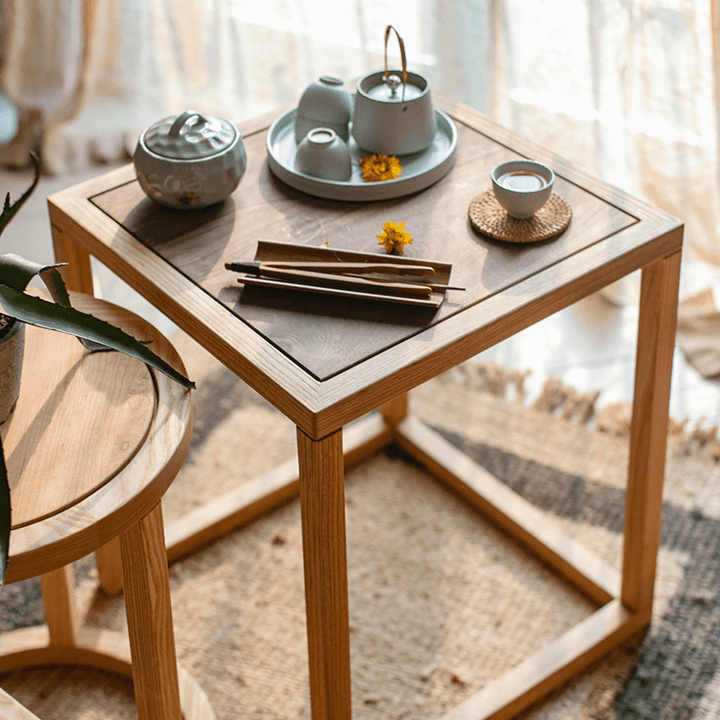 Melba Ashwood Side Table - HomeCozify