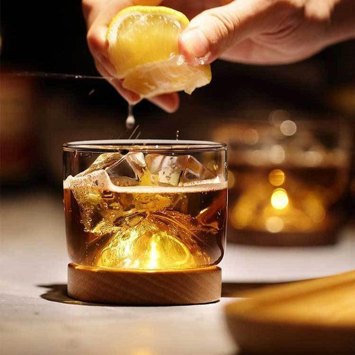 Mountain Glass with Coaster - HomeCozify