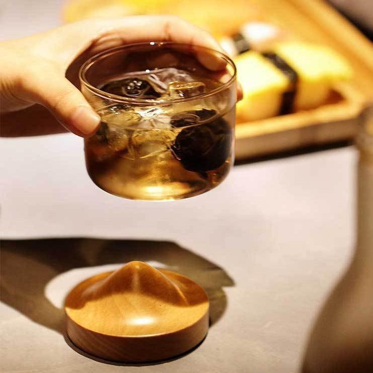 Mountain Glass with Coaster - HomeCozify