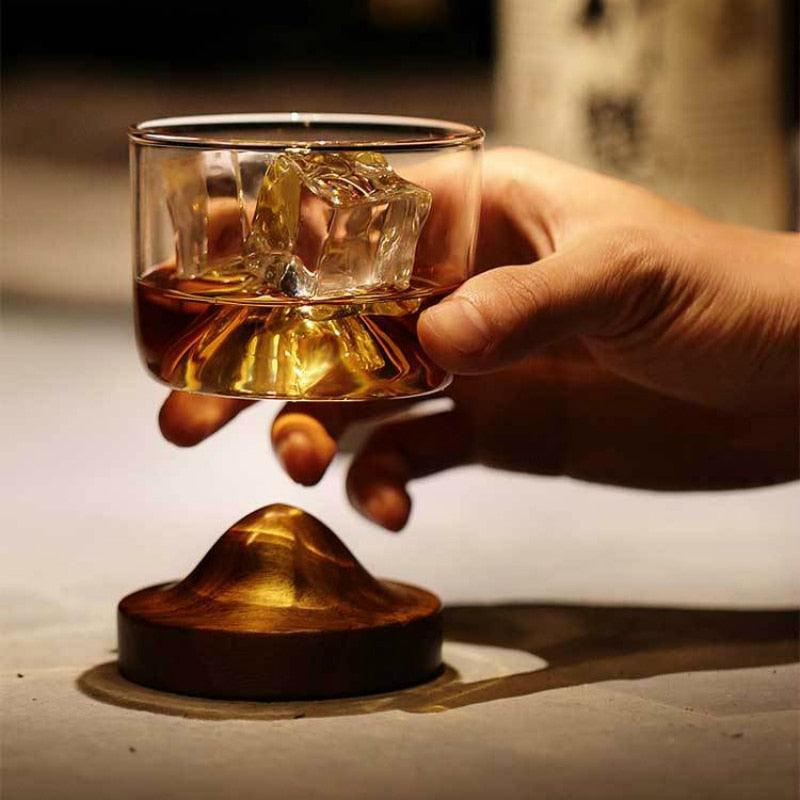 Mountain Glass with Coaster - HomeCozify