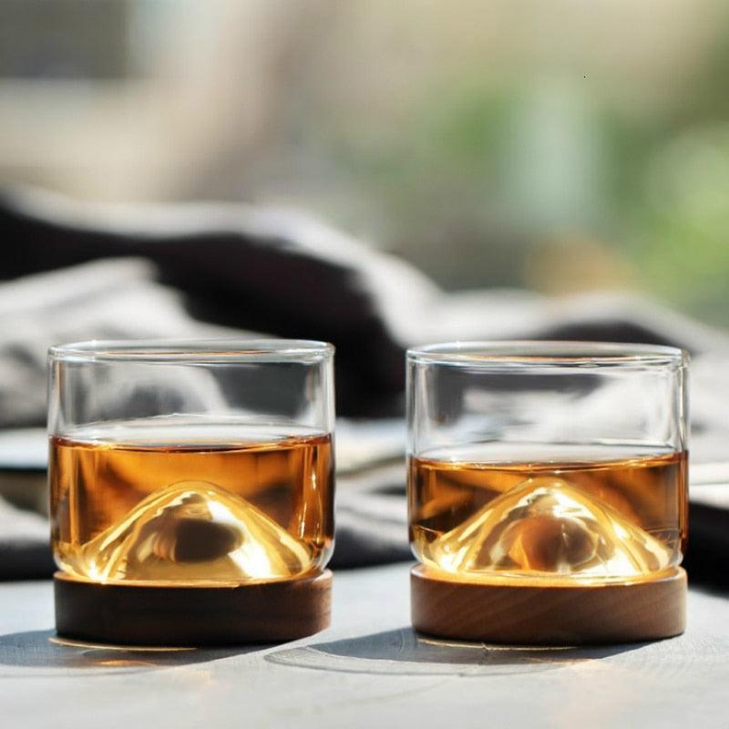 Mountain Glass with Coaster - HomeCozify