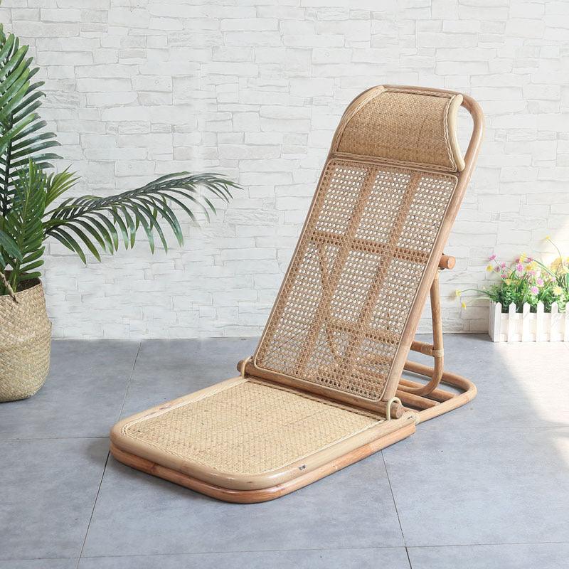 Nicollette Handmade Rattan Folding Deck Chair - HomeCozify