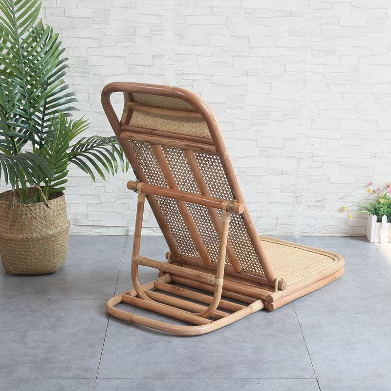 Nicollette Handmade Rattan Folding Deck Chair - HomeCozify