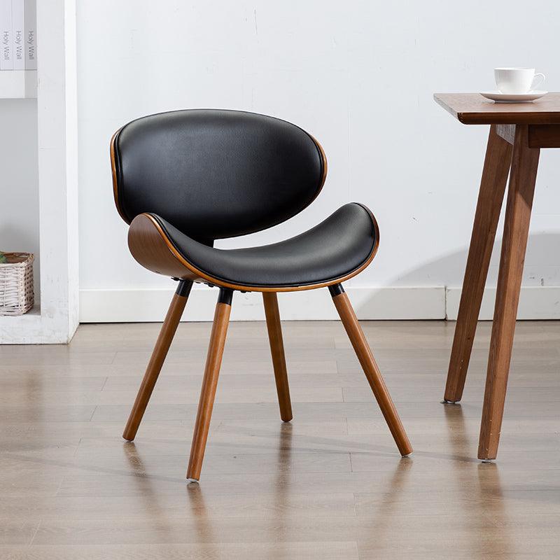 Nordic Dining Chair With Leather Cushion (Set of 2) - HomeCozify