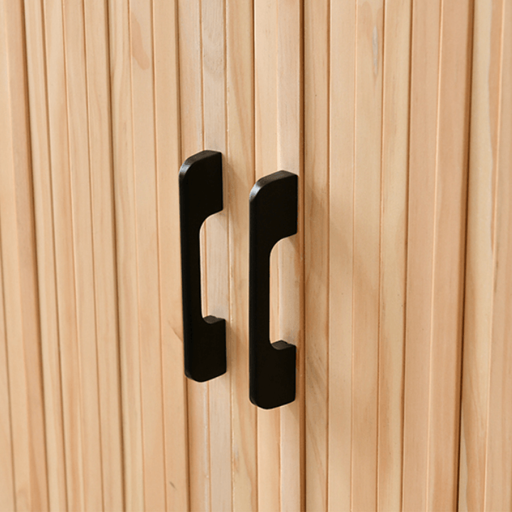 Oceana 2 Door Wood Cabinet - HomeCozify
