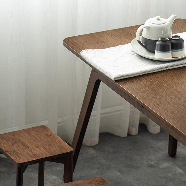 Oleg Organic Bamboo Dining Table - HomeCozify