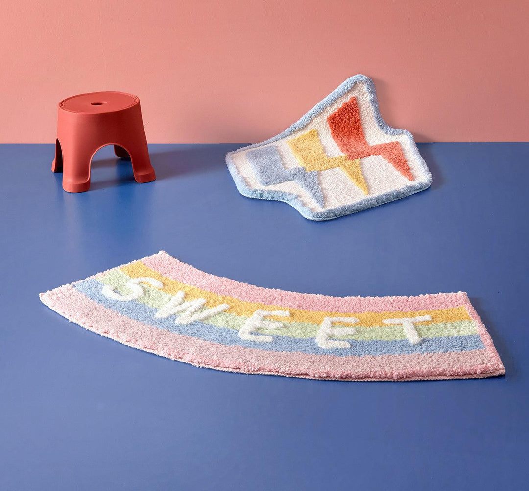Rainbow Foot Rug - HomeCozify