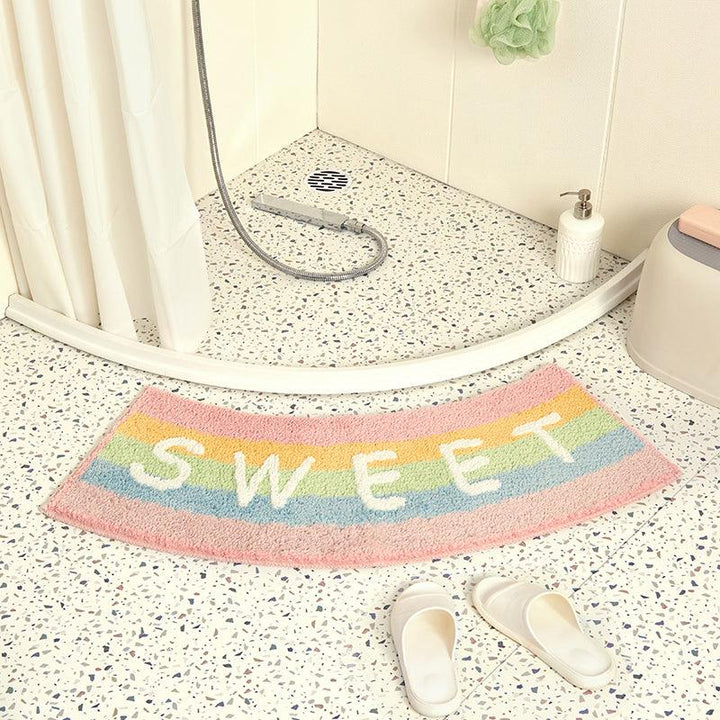 Rainbow Foot Rug - HomeCozify