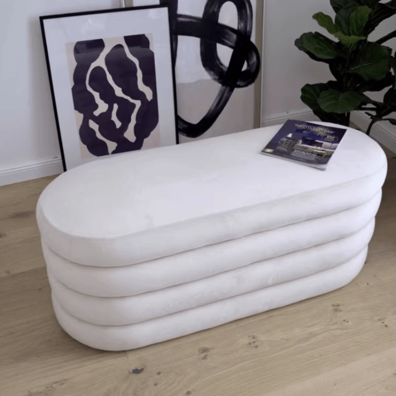 Sabina Velvet Bench - HomeCozify