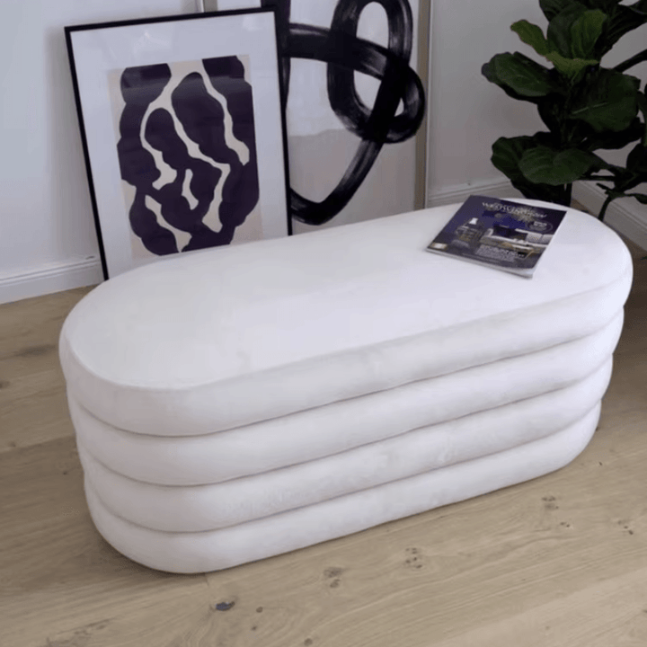 Sabina Velvet Bench - HomeCozify