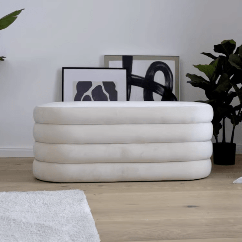 Sabina Velvet Bench - HomeCozify