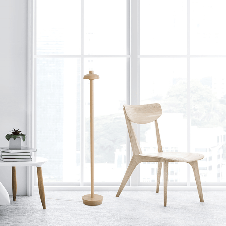 Sofia Vertical Knob Floor Lamp - HomeCozify