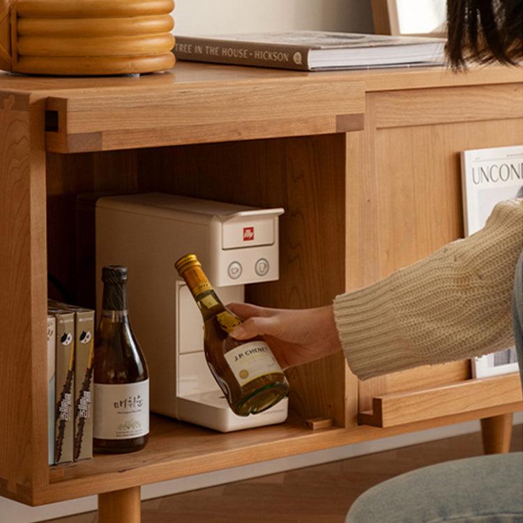 Stefcia Solid Wood TV Stand - HomeCozify