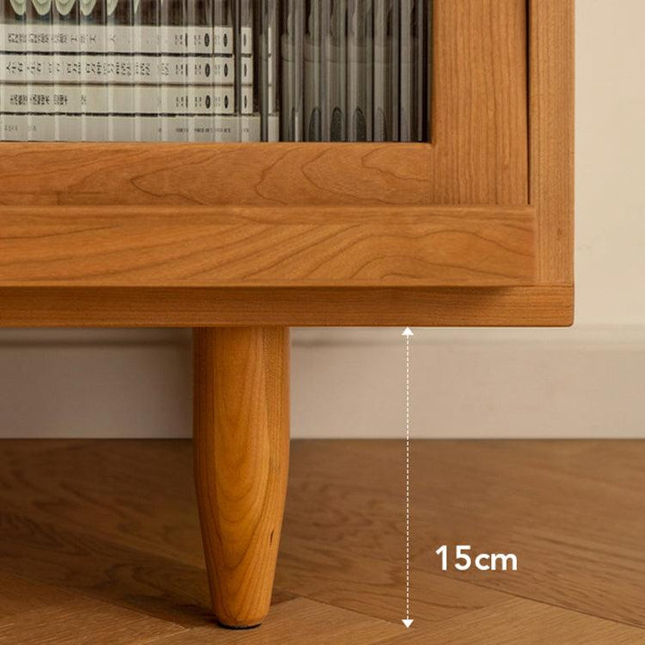 Stefcia Solid Wood TV Stand - HomeCozify