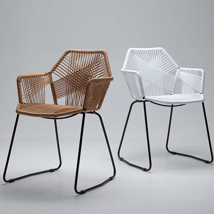 Talia Rattan Dining Chair (set of 2) - HomeCozify