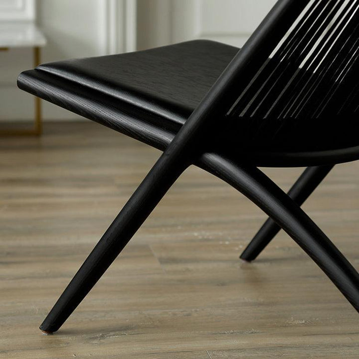 Vera Solid Wood Lounge Chair - HomeCozify