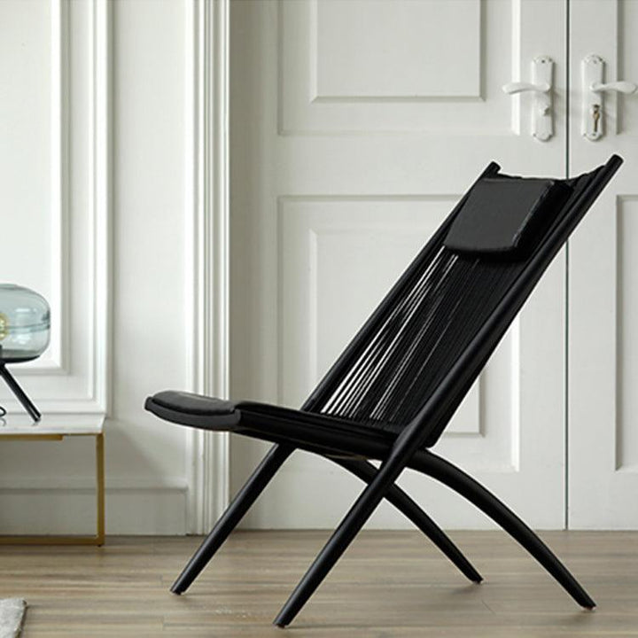 Vera Solid Wood Lounge Chair - HomeCozify
