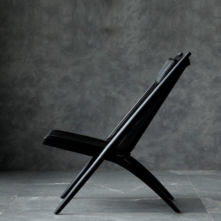 Vera Solid Wood Lounge Chair - HomeCozify