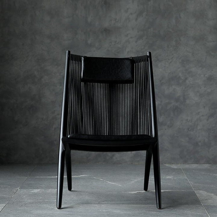 Vera Solid Wood Lounge Chair - HomeCozify