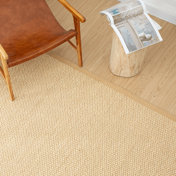 Vivana Beige Sisal Handmade Carpet - HomeCozify