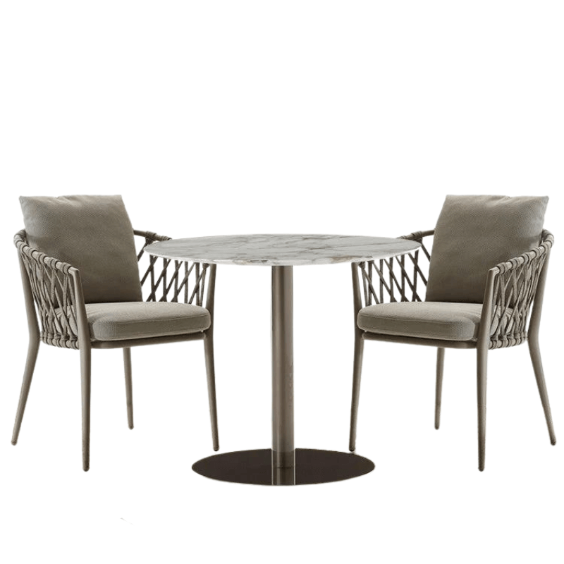 Vojkan Patio Dining Armchair(Set of 2) - HomeCozify