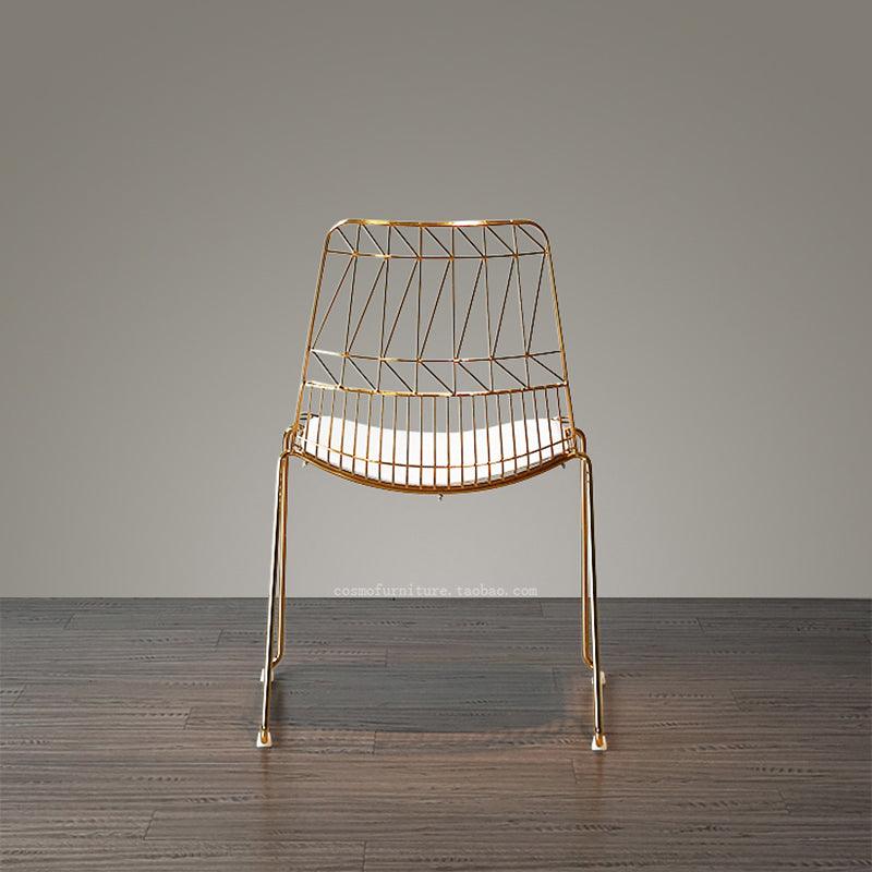 Yaroslava Iron Dining Chair - HomeCozify