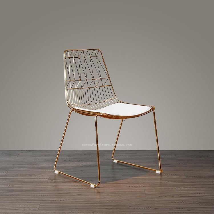 Yaroslava Iron Dining Chair - HomeCozify