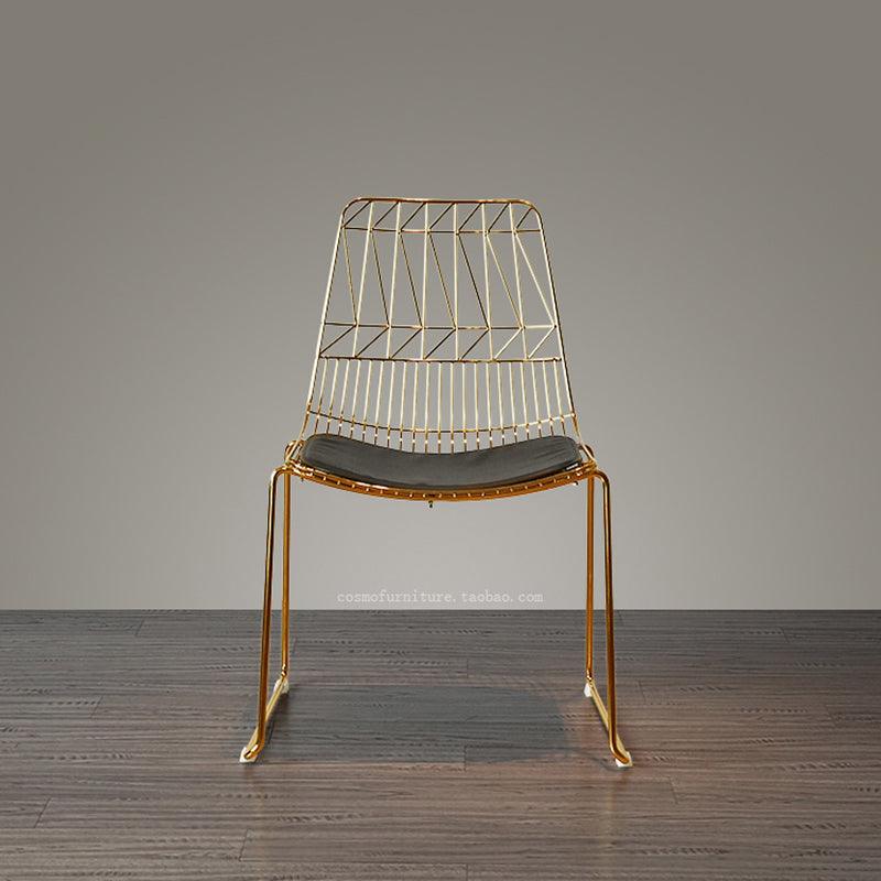 Yaroslava Iron Dining Chair - HomeCozify