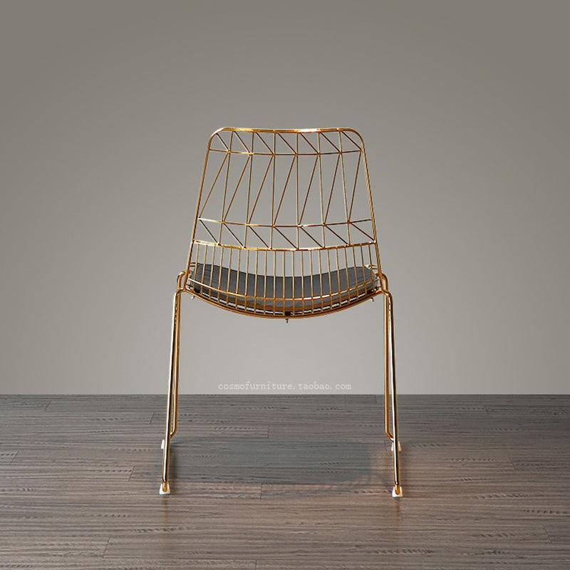 Yaroslava Iron Dining Chair - HomeCozify