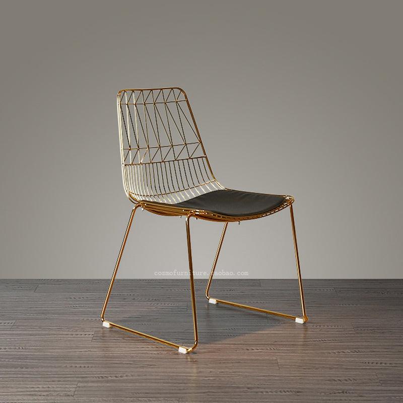 Yaroslava Iron Dining Chair - HomeCozify