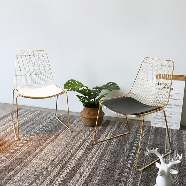 Yaroslava Iron Dining Chair - HomeCozify