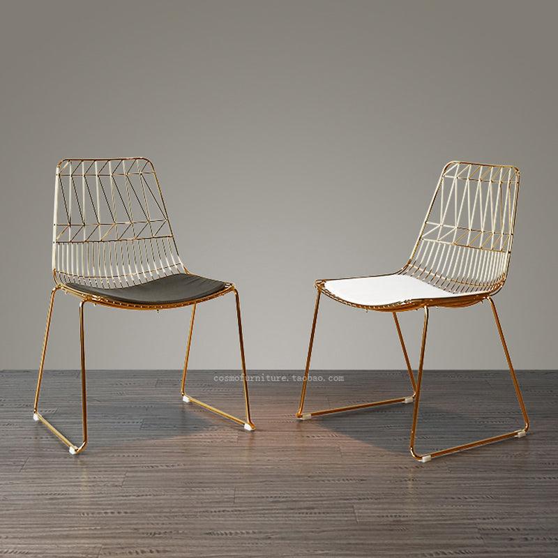 Yaroslava Iron Dining Chair - HomeCozify