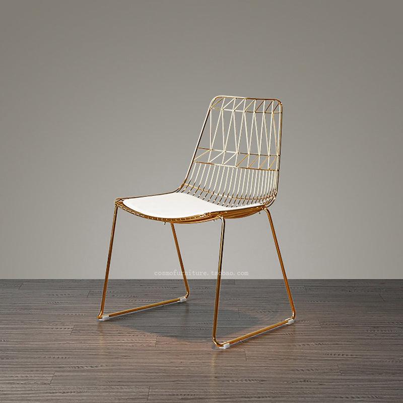 Yaroslava Iron Dining Chair - HomeCozify