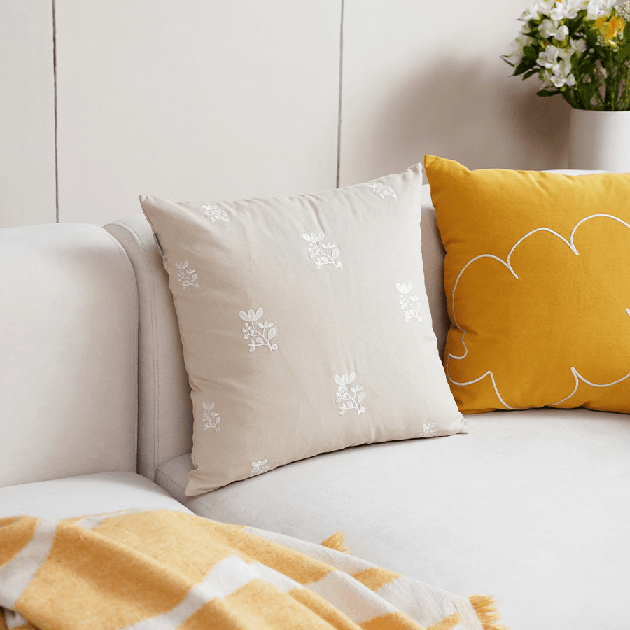 Zorica Square Pillow Cover & Insert - HomeCozify
