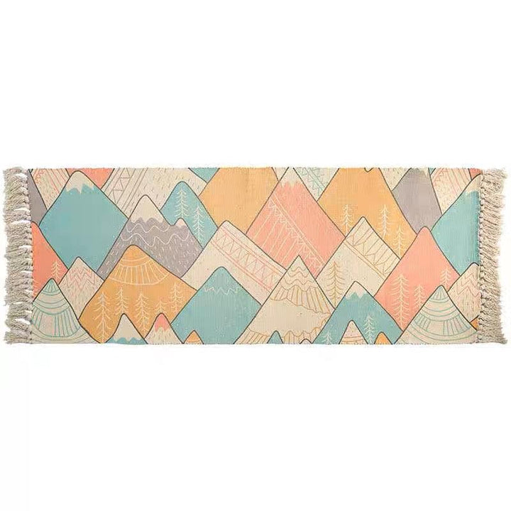 Abigail Morning Greeting Tassel Area Rugs - HomeCozify